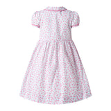 Floral Smocked Button-Front Dress