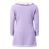 Purple Boucle Sparkle Jacket