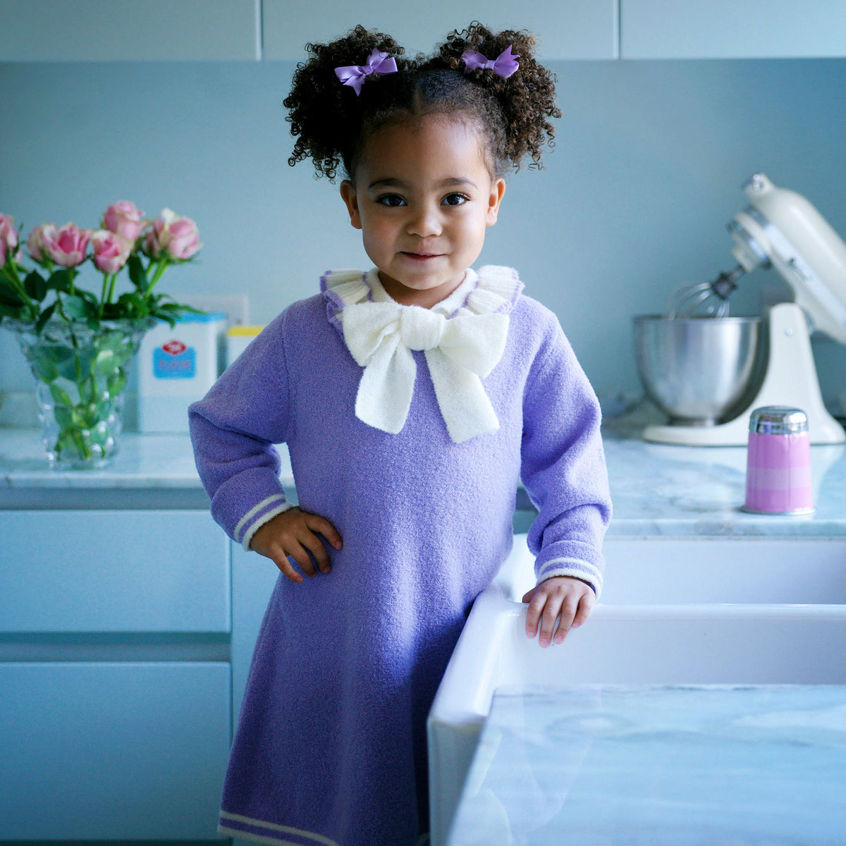 Purple Boucle Sparkle Jacket