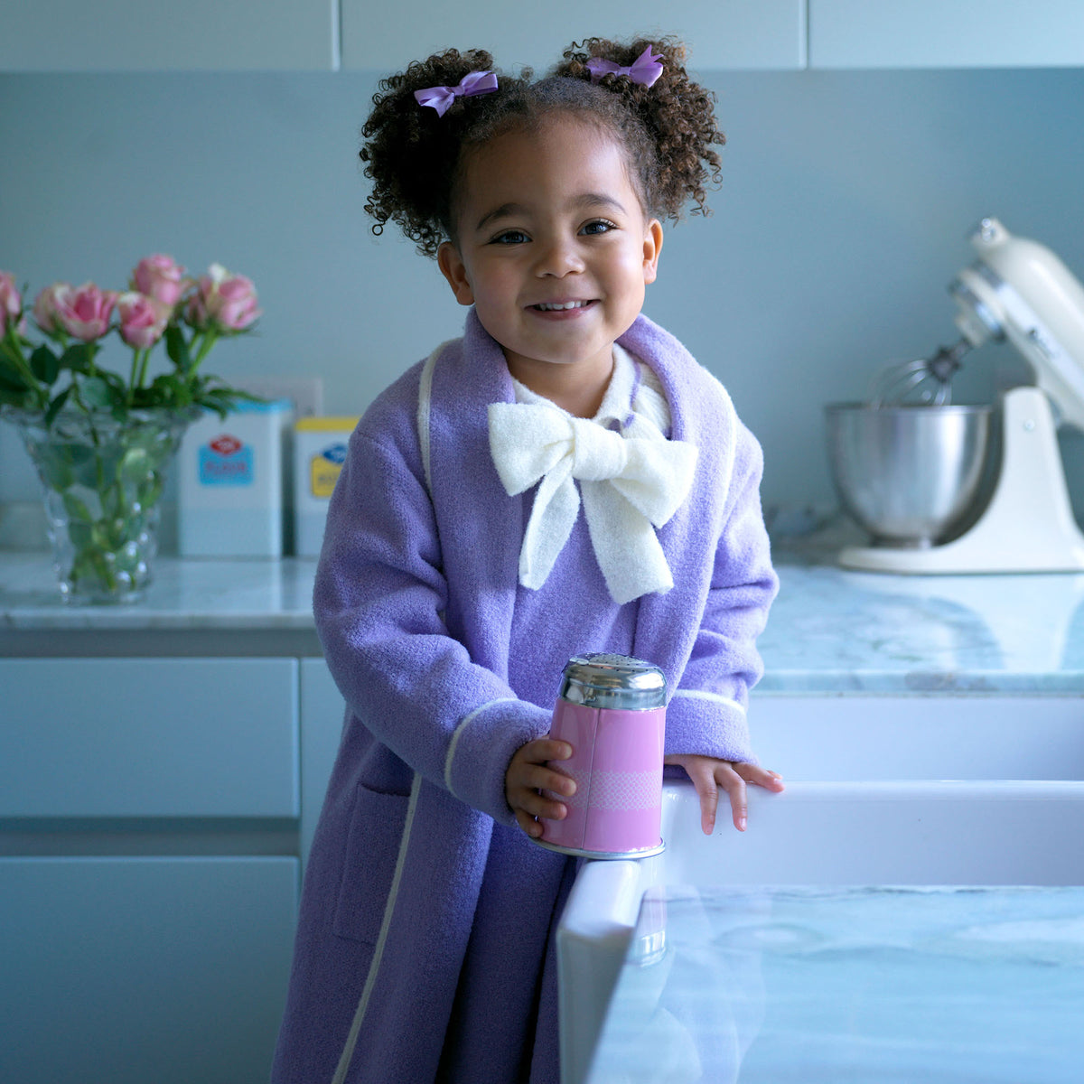 Purple Boucle Sparkle Jacket