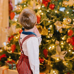 George Red Tartan Overalls & Shirt