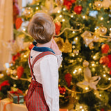 George Red Tartan Overalls & Shirt