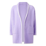 Purple Boucle Sparkle Jacket