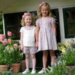 Pastel Floral Frill Dress