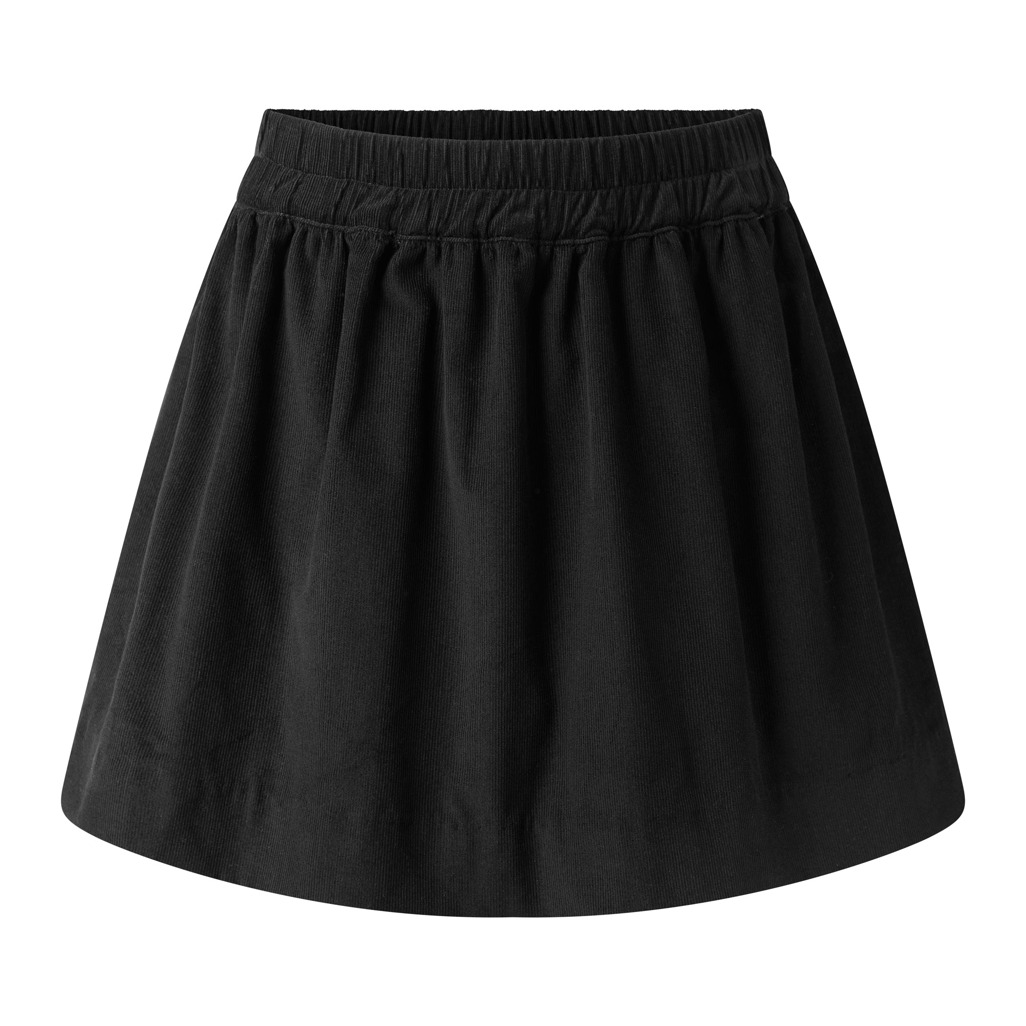 Rachel Riley black babycord pull-on skirt