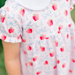 The Proper Peony Apple Blossom collection tunic set detail