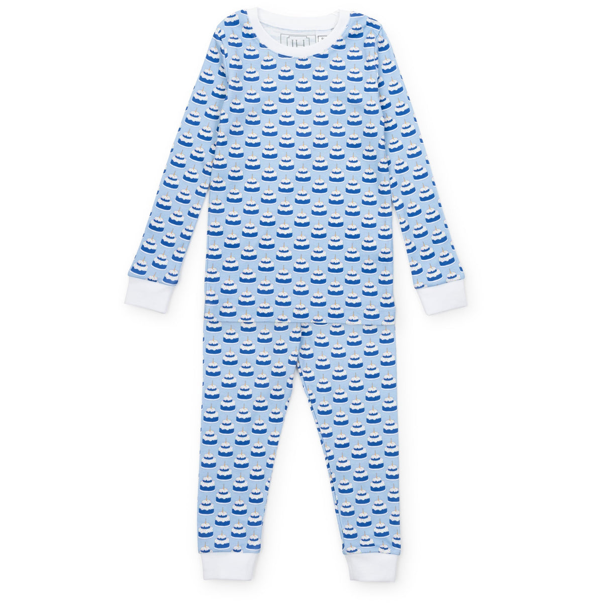 Grayson Pajama Pant Set - Birthday Cake Blue