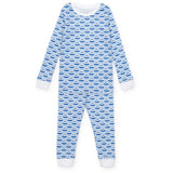 Grayson Pajama Pant Set - Birthday Cake Blue