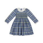 Heidi Blue Tartan Smocked Dress