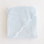 Hooded Towel - Blue Terry