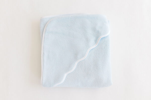 Hooded Towel - Blue Terry