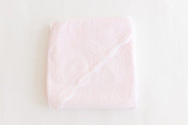 Hooded Towel - Pink Terry