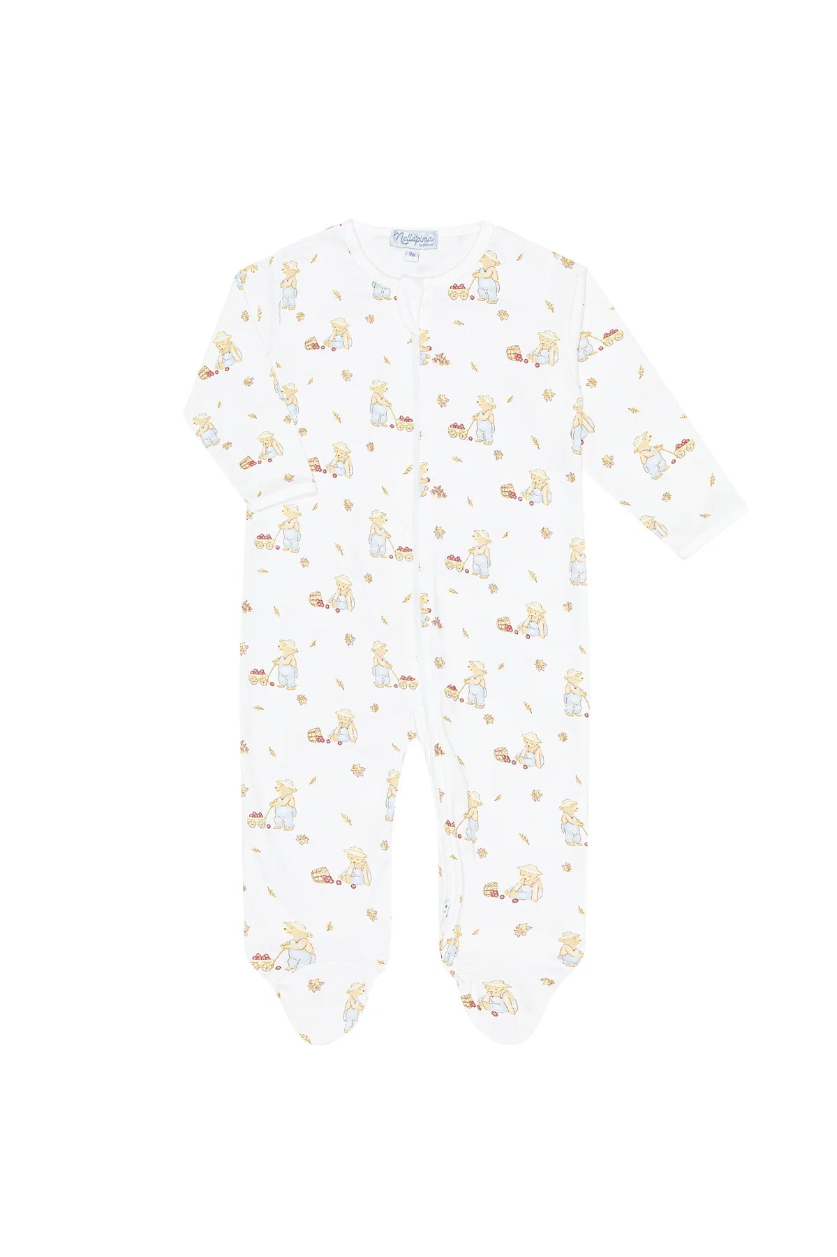 Harvest Time Zipper Footie