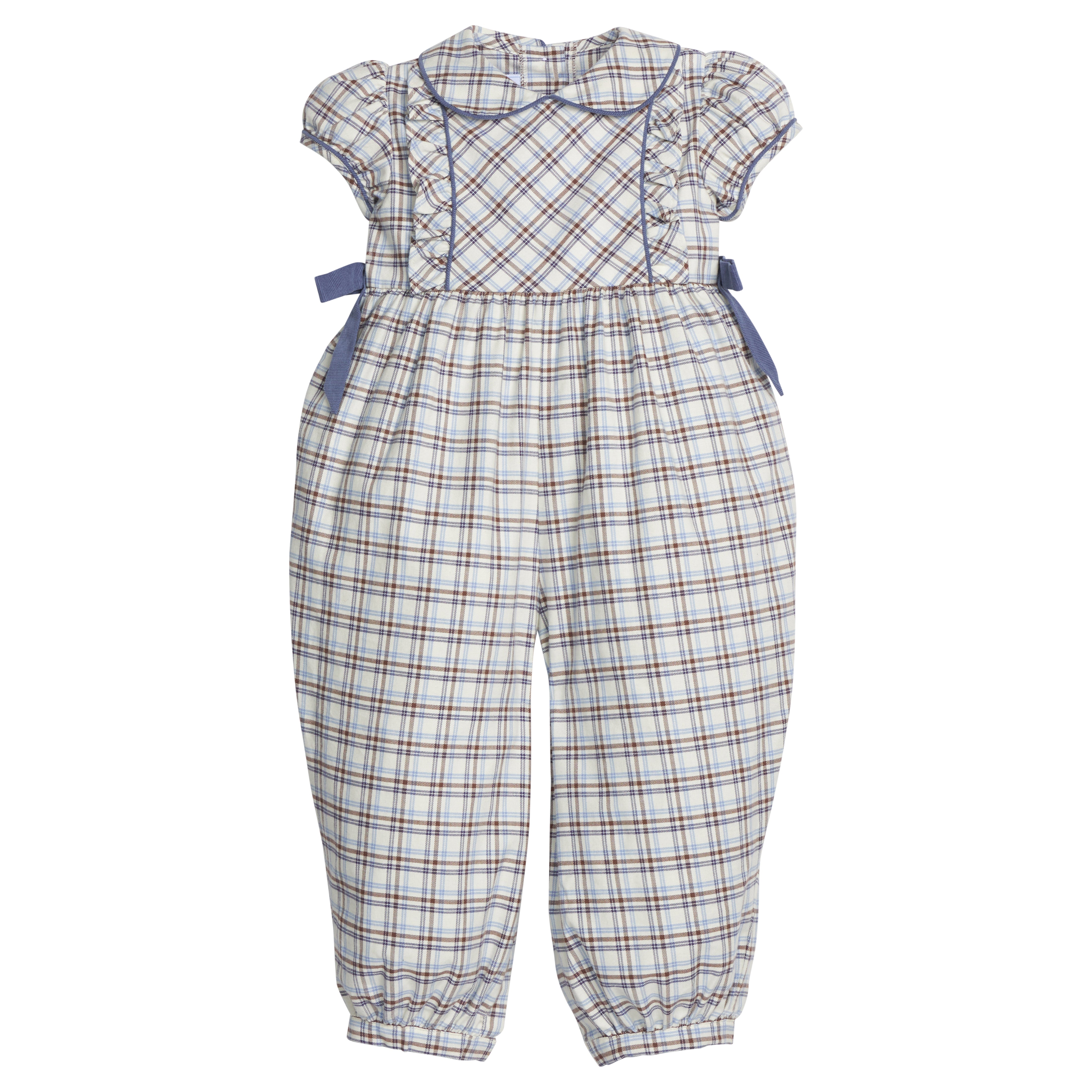 Hazel Romper - Clarkson Plaid