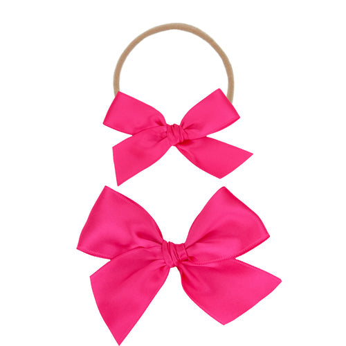 Satin Bow - Barbie Sash Clip with Alligator Clip