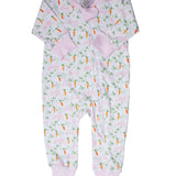Pink Zipper PJ  - Peeps