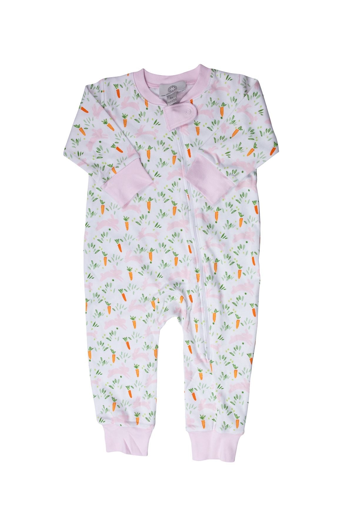 Pink Zipper PJ  - Peeps