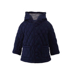 Navy Quilted Jacket