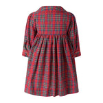 Tartan Button-Front Dress and Bloomers