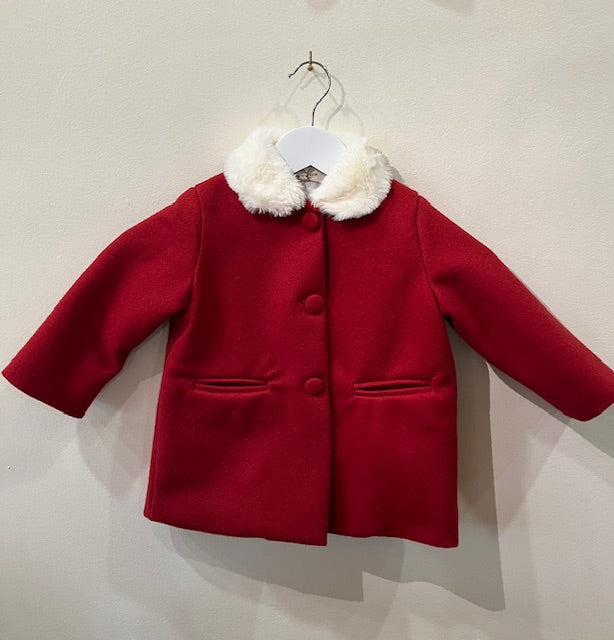 Sofia Coat - Red Wool