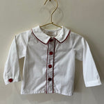 Noa Shirt - Burgundy Piping