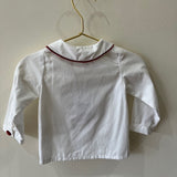 Noa Shirt - Burgundy Piping