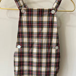 Loan Red Tartan Romper