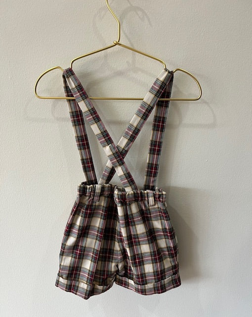 Adamo Red Tartan Shorts