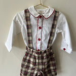 Adamo Red Tartan Shorts