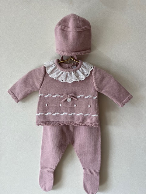 Newport Gift Set - Draylon Knit - Dusty Rose