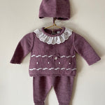 Newport Gift Set - Wool Mix - Deep Lilac