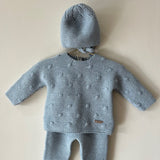 Cotswold Gift Set - Draylon Knit- Blue Grey