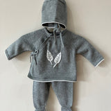 Sherwood Knit Leaves - Cotton Set - Sage