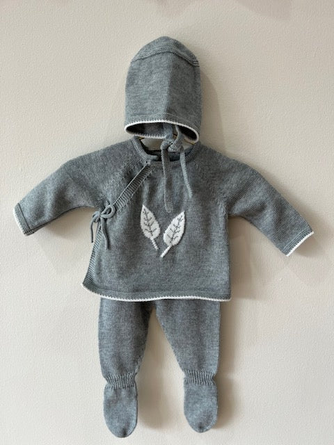 Sherwood Knit Leaves - Cotton Set - Sage