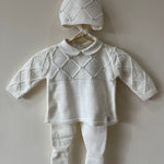 York Gift Set - Draylon Knit - Ivory