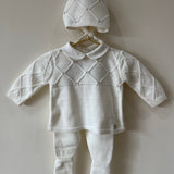 York Gift Set - Draylon Knit - Ivory