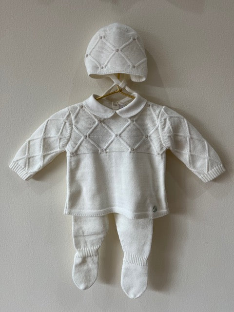 York Gift Set - Draylon Knit - Ivory