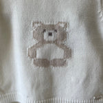 Knit Bear Gift Set - Ivory
