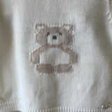 Knit Bear Gift Set - Ivory