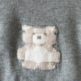 Knit Bear Gift Set - Sage