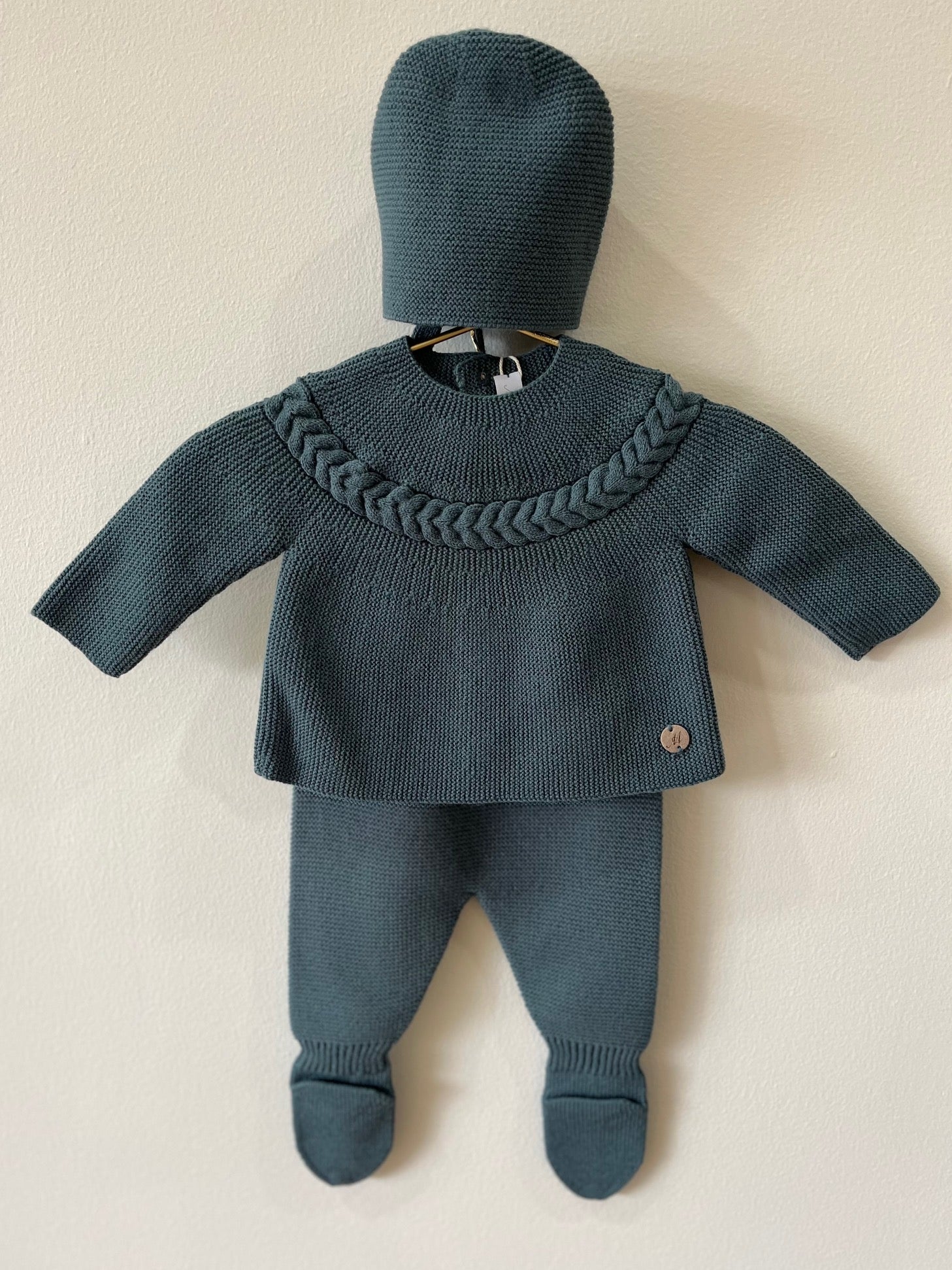 Brighton Gift Set - Draylon Knit - Bottle Green