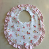 Bows and Flowers Bib