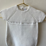Short Romper Knit  Winnipeg White Mix
