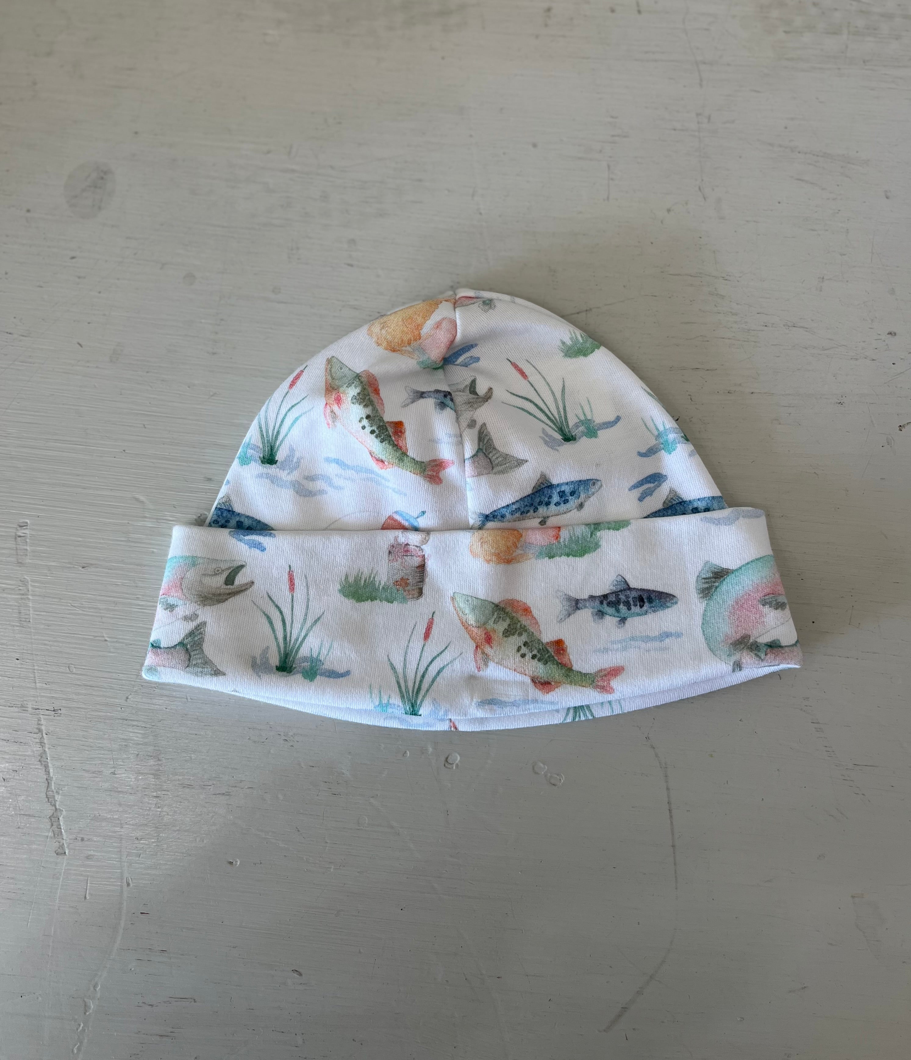 Gone Fishing Round Hat