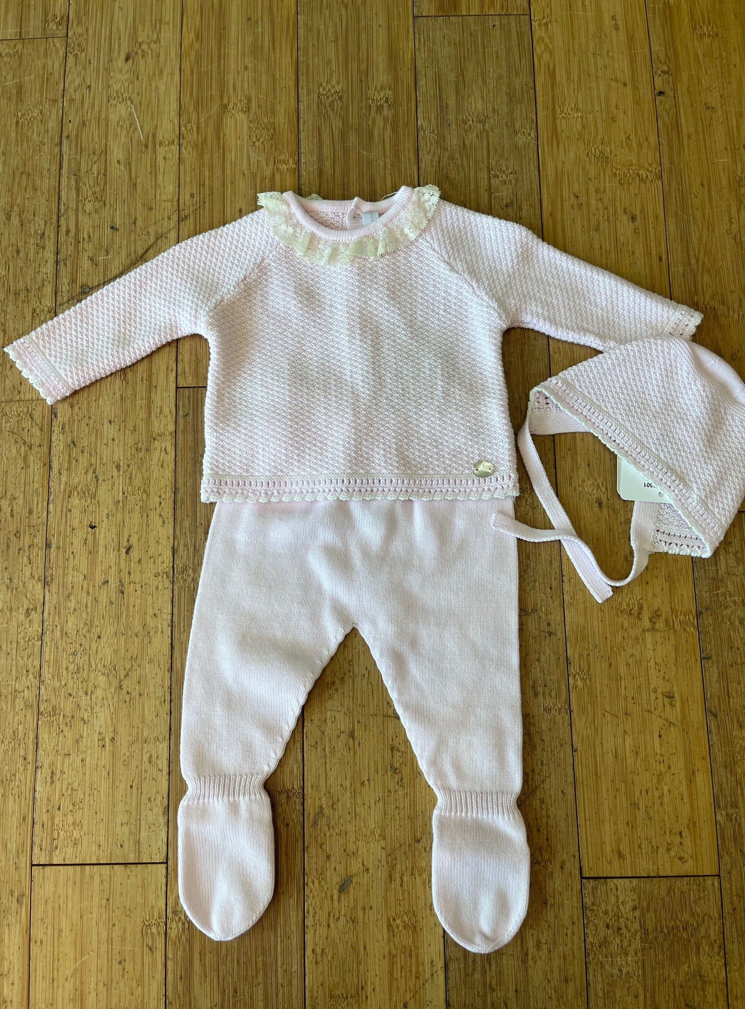 2 Piece Set Sweater & Leggings Knit  Quebec (Light Pink)