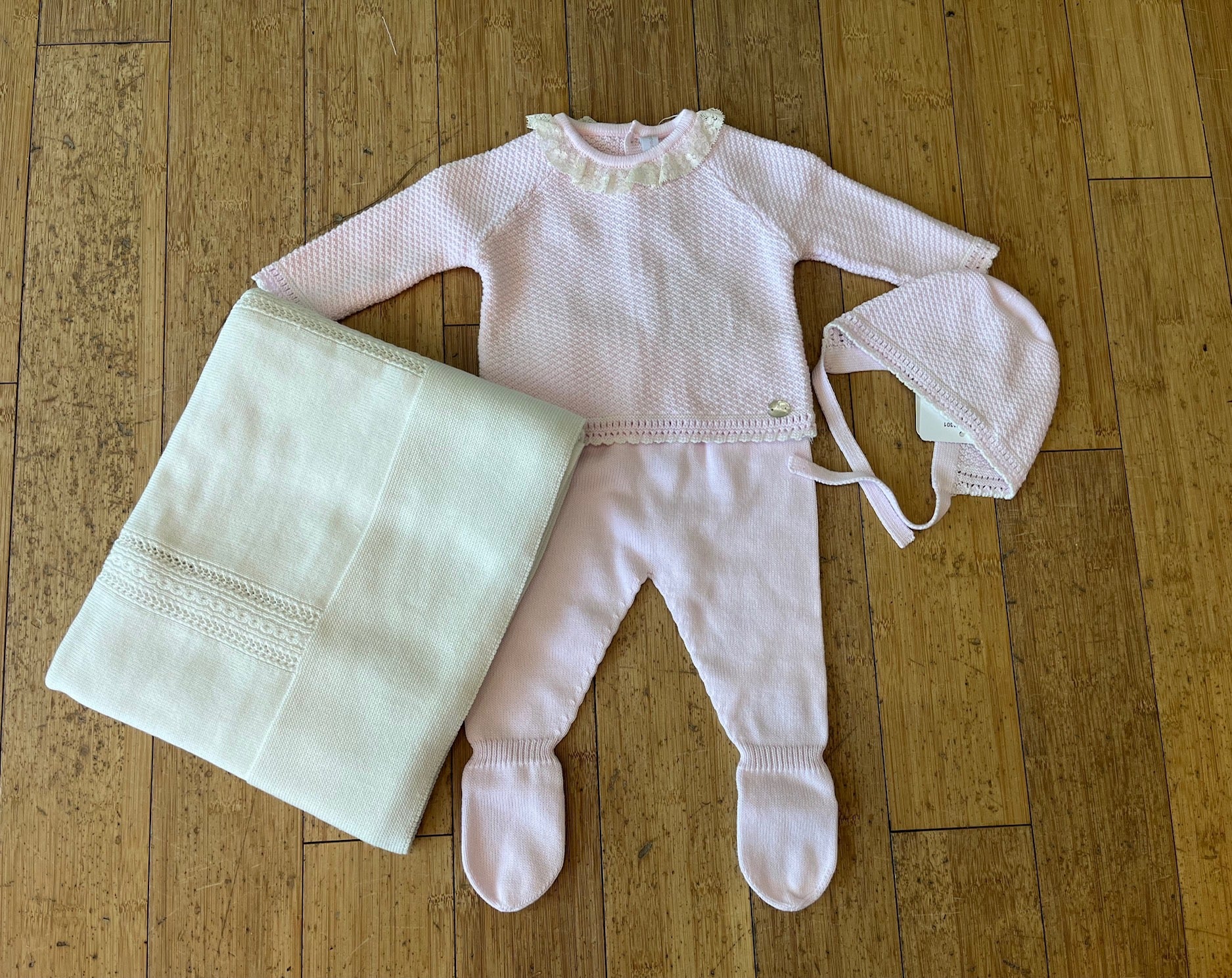 2 Piece Set Sweater & Leggings Knit  Quebec (Light Pink)