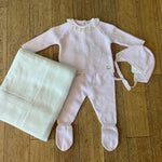 2 Piece Set Sweater & Leggings Knit  Quebec (Light Pink)