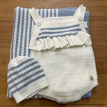 Overall Striped Knit  Surrey