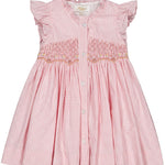 Kidiwi Lolyne Smocked Dress - Candy Pink Gingham
