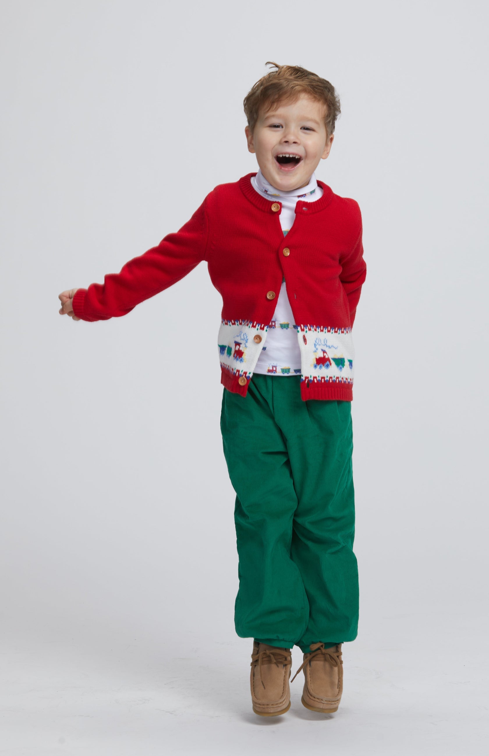 Banded Pant - Evergreen Corduroy